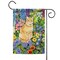 Toland Home Garden Flower and Cat Outdoor Garden Flag 18" x 12.5"